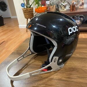 POC Race Helmet with Chin Guard (removable)